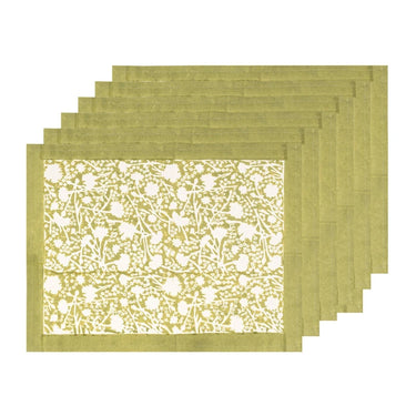 Couleur Nature, Meadows Vert Placemat Set of 6. Available at Welcome Home Annapolis.