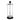 Harold Imports Clear glass French press coffee maker with black lid and base on a white background.