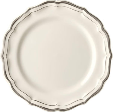 Filet Taupe Canapé Plate By Gien