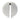 White spherical object with a central cutout on a white background