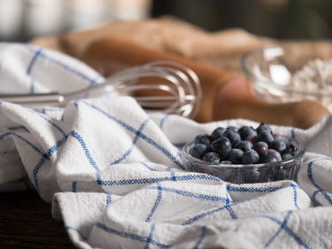 Blue and White Farmhouse Kitchen Towel