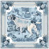 Pointing Strong Silk Scarf in Light Blue