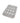 Metallic shell-shaped mold on a white background