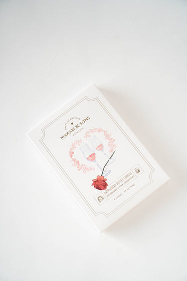 Makabi & Sons - Strawberry & Pink Peppercorn Valentine's Cookies