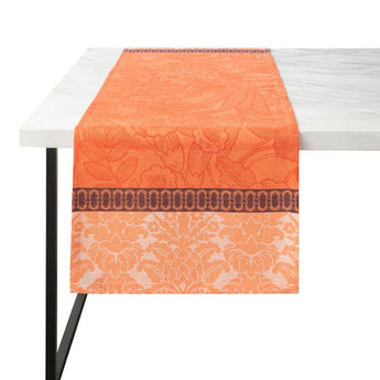 Escapade Tropicale Orange Table Runner