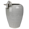 HomArt Ceramic Vase with 3 Birds on Rim