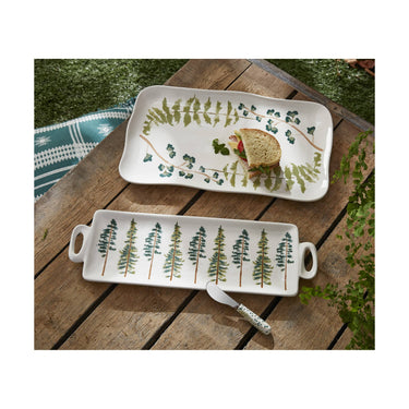 tag - Tree Line Rectangular Platter Multi Earthenware Summer