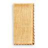 French Graffiti Knotted Edge Napkins in Ochre/Ochre Trim