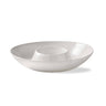 White ceramic bowl on a white background