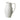 White ceramic pitcher on a white background