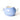 Iris Blue Medium Round Vase