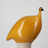 Guinea Fowl by Ceramiques de Lussan in Solid Honey Yellow