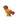 Vase of rooster pecking down