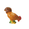 Vase of rooster pecking down