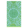 Caspari Indigo Garden Jade & Turquoise Guest Towel