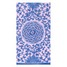 Caspari Indigo Garden Blue & Pink Guest Towel