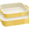 Staub Ceramic Baking Dish Set of 2 | Citron
