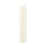 Caspari Duet Crown Candles 10” | White Pearl
