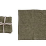 Olive Green Linen Napkins
