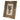 4”x6” Wood & Brass RectangularFrame. Brass accents are around the edge