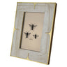 4”x6” Mother of Pearl & Brass Frame