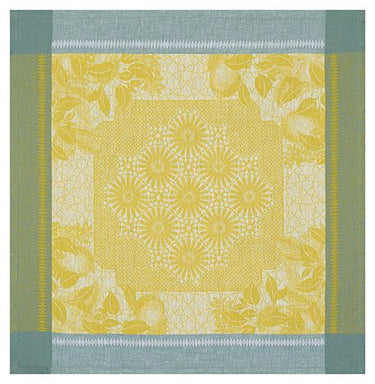 Jardin D’Orient Yellow Napkin by Le Jacquard Francais at Welcome Home in Annapolis