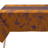Le Jacquard Francais Voliere Rust & Blue Linen Tablecloth