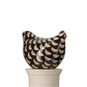 Black and white spotted pullet