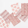 Pomegranate India Hicks Multi Blush, Set of 6 Cocktail Napkins. Avaliable at Welcome Home Annapolis.
