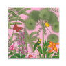 Caspari Paradise Garden Cocktail Napkin in Pink