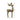 Brass reindeer standing 