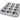 Metal muffin tin with multiple compartments on a white background