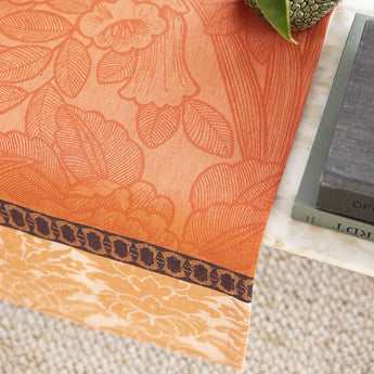 Escapade Tropicale Orange Table Runner