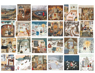 Loré Pemberton Advent Calendar | Set of 24 Mini Puzzle
