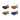 2 oz. Stoneware Fish Shaped Creamer, 4 Colors (Each One Will Vary)