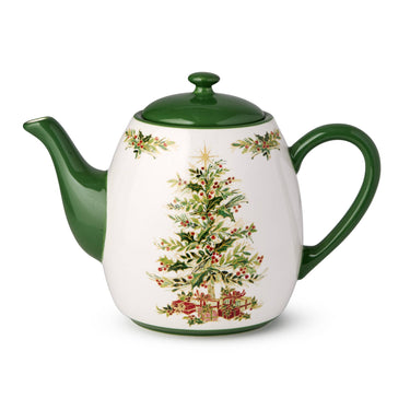 Certified International - Holly Tree Ceramic Teapot 32 oz.
