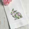 Arte Italica & Crown Linen Designs - Garden Bunny Towel detail