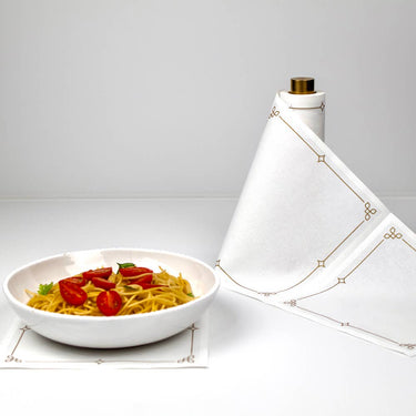 Cocktail Napkins | Golden Luxe Disposable Cotton