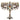 Matashi - Matashi Hand Painted Enamel Candelabra Menorah