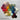 Hexagonal color swatches with names on a textured gray background, labeled '2025 Color Chart'.