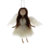 Brunette Felt Angel Ornament, Available at Welcome Home in Annapolis