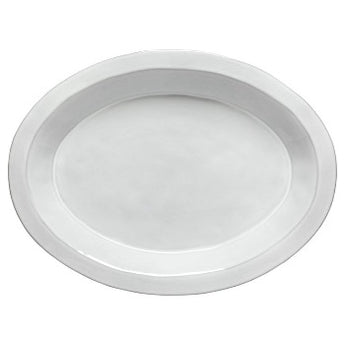 White oval platter