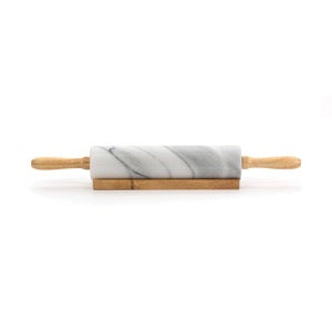 White Marble Rolling Pin