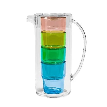 Acrylic Pitcher and Drinkware Set