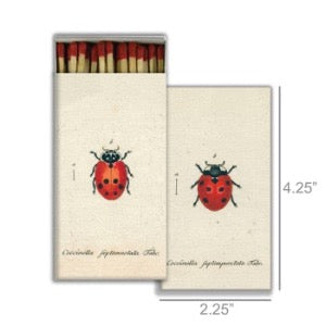 Matchbox with lady bug design on the cover