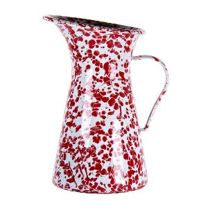 Golden Rabbit - Red Swirl Medium Pitcher